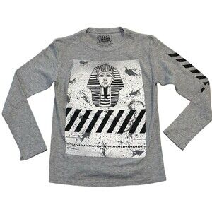 Fresh Laundry Pharoah Men's Size S Gray Thermal Long Sleeve T-Shirt